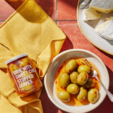 Hand Stuffed Queen Green Olives — Brie & Sweet Chilli
