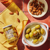 Hand Stuffed Queen Green Olives — Almond