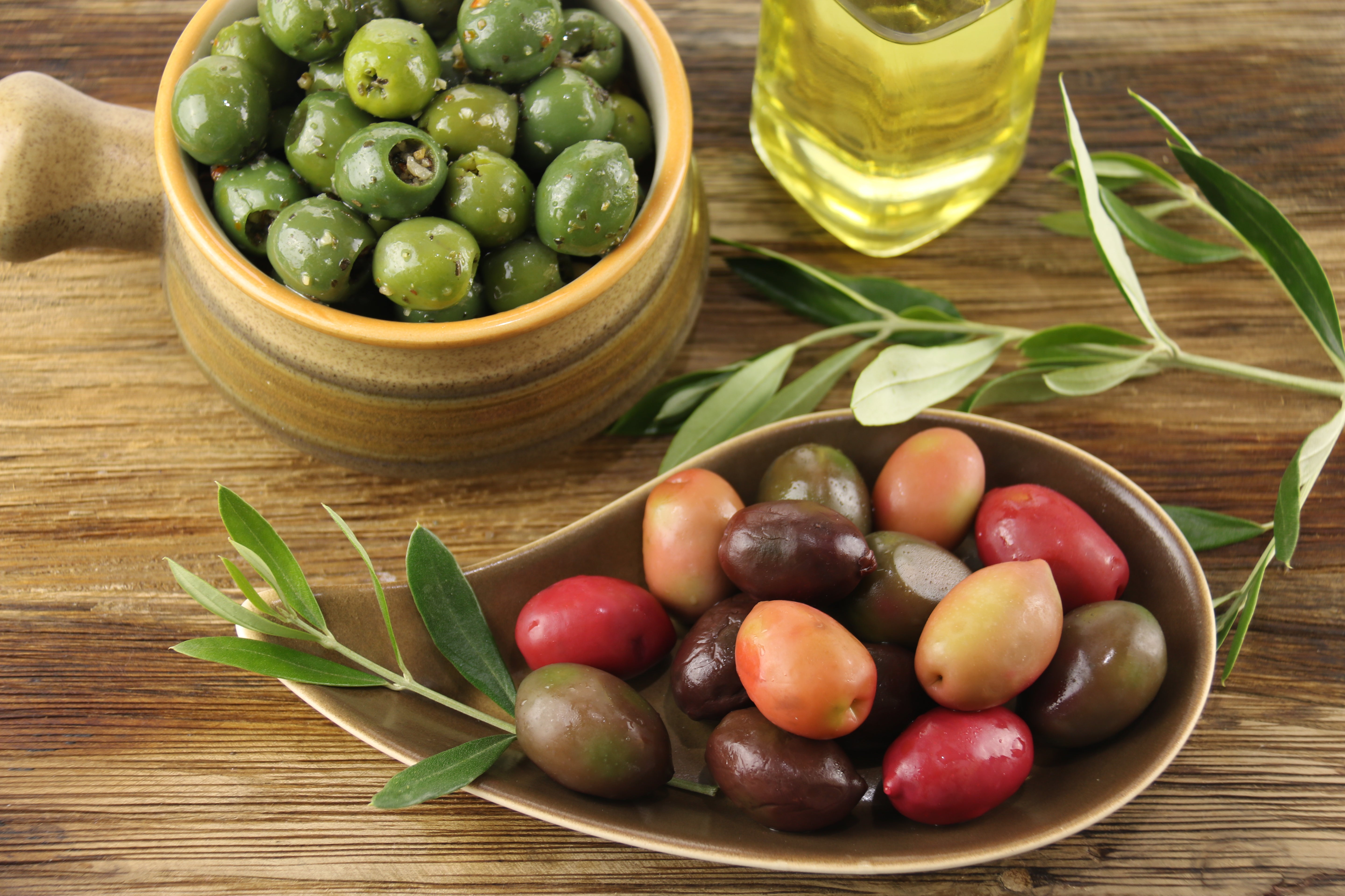 Mixed Olives — Rainbow Olive Mix (Whole Coloured)