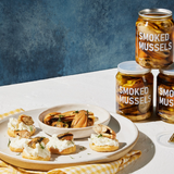 Wood Smoked & Marinated N.Z. Mussels