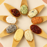 Roasted Garlic Feta & Basil Pesto Dip